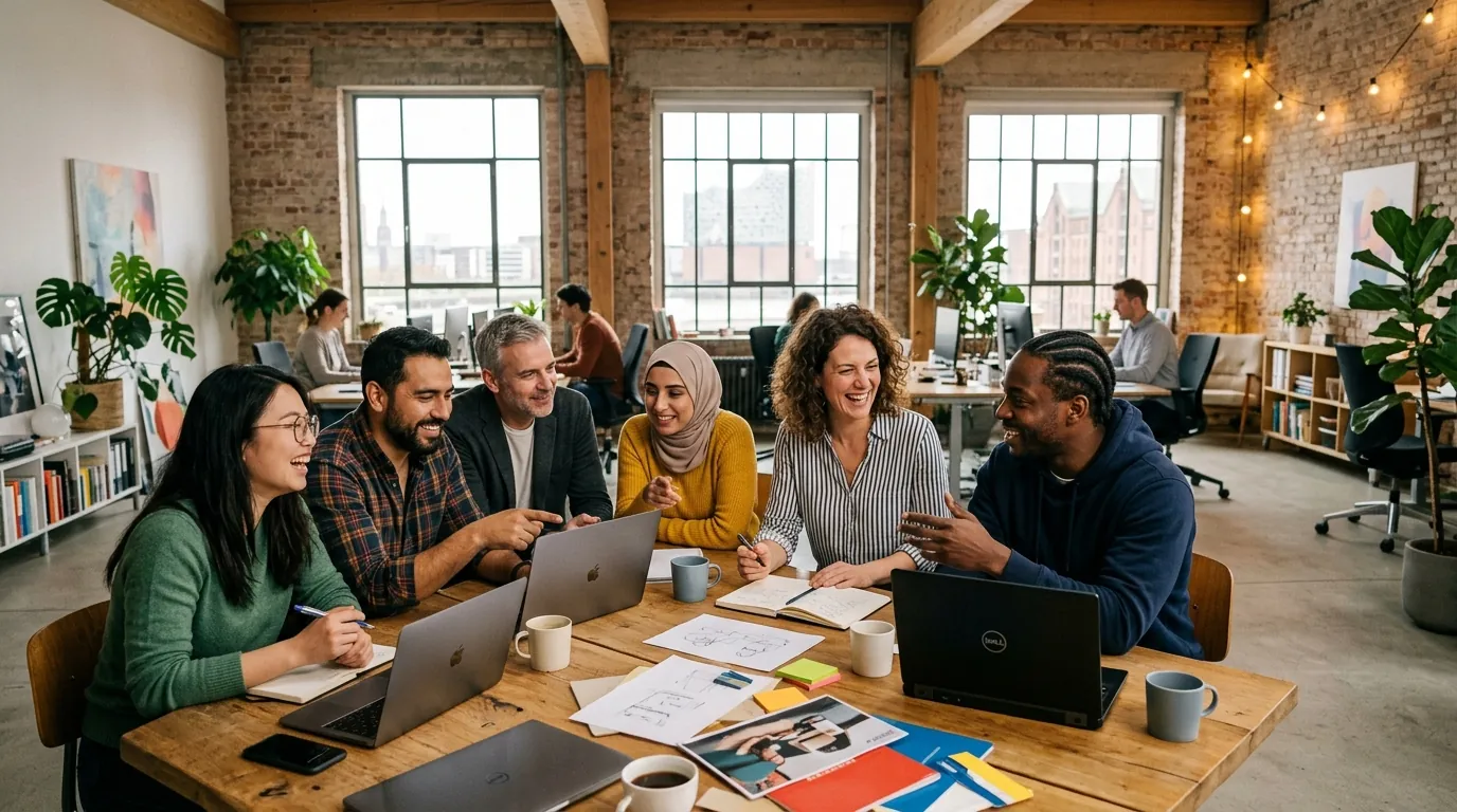 Authentischer Teammoment für Employer Branding und Recruiting